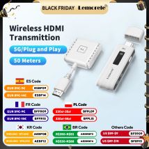 Lemorele Wireless HDMI Video Trasmettitore e Ricevitore Extender Kit Display Adattatore Dongle per TV Monitor Proiettore Interruttore PC