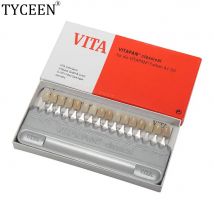 High Quality Dental Equipment Teeth Whiting Porcelain VITA Pan Classical 16 Colors Guide Vita Tooth Model Colorimetric Plate