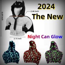 2024 die neue Fledermaus Schalthebel Shift Hoodie Cover Sweatshirt Schalt deckel Schaltknauf Dekoration Schaltknauf Pullover Interieur