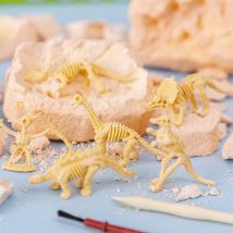 Edukacyjne wykopaliska skamieniałości dinozaurów zabawki wykopaliska archeologiczne DIY Model montażu dla dzieci chłopcy dziewczęta prezenty urodzinowe i świąteczne