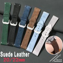 Wildleder für Seiko Uhrenarmband für Omega Uhrenarmband für IWC Handgelenk Braun Herren Damen Weiches warmes Armband 20mm 22mm Zubehör