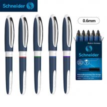 Neuer deutscher Schneider-Gelstift, 0,6 mm, One Change, große Kapazität, super glatt, gerade, flüssiges Schreiben, Unterschrift, Bürobedarf