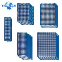 5–40 Stück Leiterplatte, Steckplatine, Prototypplatine, blau, 2 x 8/3 x 7/4 x 6/5 x 7/7 x 9 cm, doppelseitige Leiterplatten für DIY-Lötprojekt