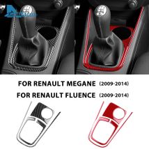 Real Soft Carbon Fiber Sticker For Renault Fluence Megane 3 RS 2009 2010 2011 2012 2013 2014 2015 LHD RHD Gear Shift Panel Trim