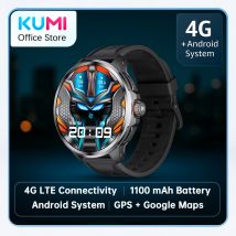 KUMI Watch X3 Pro Android 4G WiFi Smartwatch, AMOLED da 1,75", GPS, fotocamera da 200 MP, 32 GB, impermeabile, smartwatch con tracciamento fitness