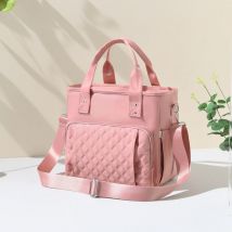 Extra große Kapazität modische Lunch-Tasche heiß gepresste wasserdichte und auslaufs ichere Aufbewahrung tasche Reisetasche Picknick-Tasche Mama-Tasche