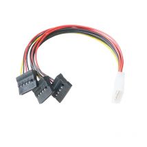 Cavo sdoppiatore IDE Molex da 4 pin maschio a SATA femmina da 1 a 3 Estendi convertire cavo adattatore cavo di alimentazione disco rigido per computer PC