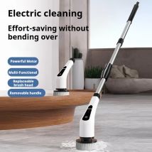 Spazzola per pulizia elettrica MSS 8 in 1, spazzola rotante per strumento di pulizia del soffitto per casa, bagno e cucina