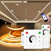 24V WS2811 COB Fließendes Wasser Fließende LED-Streifenlichter 360LEDs/M Flexibles Band Bluetooth App BanlanX Control Tape Lampe für Zimmer