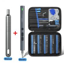 Kit manuali per utensili elettrici 121 in 1 Set di cacciaviti elettrici di precisione Mini punte piccole wireless ricaricabili per riparazioni mobili Xiaomi