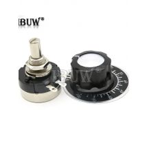 1sets (3PCS) RV24YN20S 1K 2K 5K 10K 50K 100K 500K ohm Single Turn Carbon Film Rotary Taper Potentiometer with A03 knob dials