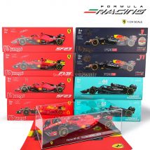Bburago 1:24 F1 2023 Ferrari SF23 16 #   Leclerc 55 # Sainz Formel-1 Simulation Legierung Automodell Handwerk Dekoration Sammlung