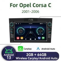 2 Din Radio GPS Per Opel Corsa C 2001-2006 7 "Schermo Wireless Carplay Autoradio Android Auto Multimedia BT WIFI unità principale Stereo