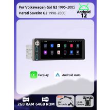 Carplay Autoradio 6.86" 1 Din Radio Android Car Multimedia for VW Volkswagen Gol G2 1995-2005 Parati Saveiro G2 1998-2000 Stereo