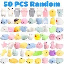 50-5 sztuk Kawaii Squishies Mochi Anima gniotki dla dzieci antystresowa piłka wycisnąć Party
