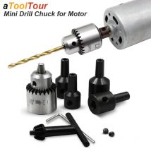 Mikromotor-Bohrfutter JT0 mit Schlüssel, 4 mm, 5 mm, 6 mm, 8 mm, Adapterstange, Mini-Kartusche, konisch montierte Mandrino-Wellenhülse
