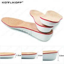 KOTLIKOFF Höhe erhöhen Einlegesohlen für Wachstum 1,5/2,5/3,5 cm unsichtbare Höhe Lift Einlegesohle innere Schuhe Sohle Ferse Erhöhung Einsatz