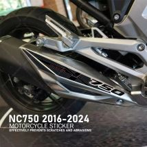 Motorcycle Accessories Waterproof Protective Muffler Protection Sticker 3D Epoxy Resin Protective Sticker For NC750 2016-2024
