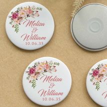 Personalisierte Magnet-Geschenke, Hochzeits-Souvenirs für Gäste, individuelle Kühlschrankmagnete, Hochzeits-Werbegeschenke, Partygeschenke