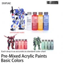 DSPIAE XG-Serie, vorgemischte Farbe, Grundfarbe, 50 ml, auf Wasserbasis, für Gundam-Maßstabsmodell, Malwerkzeuge, Airbrush, Handbemalung, DIY