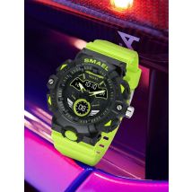 Männer Sport uhren smael original Armbanduhren Drops hipping Marke 50m wasserdichte Uhr 8085 Alarm junge gelbe neue Quarzuhr