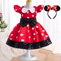 0-6 anni bambina simpatico cartone animato per bambini estate bambini punto rotondo gonna principessa ragazza festa di compleanno abbigliamento natalizio d