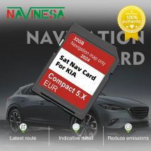 Scheda di memoria SD Navigazione GEN5 per KIA Carens/Ceed/Niro/Optima/Picanto/Rio/Soul/Sportage/Stonic Car Compact 5.X Aggiornamento Mappa UE