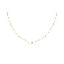 DPLAOPA 925 Sterling Silver Dainty Zircon CZ Charm Choker Necklace Long Chain Luxury Fine Jewelry 2022 Wedding Crystal Jewels