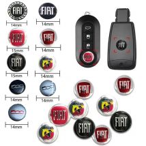 Auto Chiave Adesivi di Controllo Automatico Portachiavi Emblema Accessori Per Fiat Abarth 500 Tipo FR Panda Argo Freemont Viaggio Bravo Punto Do