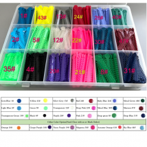 1Box Orthodontic Dental I type Ligature Tie packed with 18 Hole plastic box