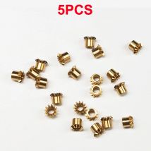 5PCS 12T Denti a gradini Modulo ingranaggio conico 0.3 Foro albero 1mm 2mm Pignone in metallo 90 gradi Trasmissione 1:1 per RC Auto FAI DA TE Montaggio