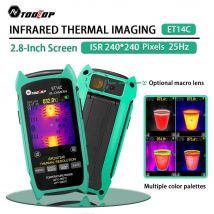 ET14C -20 ℃ ~550 ℃   Infrarot-Wärmebildkamera, 18650 Akku, 25 Hz, Rahmenrate, Wärmebildkamera, IR-Kamera, Gebäude, Rohrinspektion