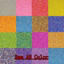 2mm 800pcs AB Color Czech Glass Seed Spacer Beads Austria Crystal Round Beads For Kids Jewelry DIY Making Accessorie