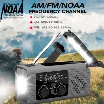 Radio z możliwością ładowania na energię słoneczną Radio z diodą LED Ręczne, ładowane awaryjnie światło awaryjne Outdoor Adventure Wodoodporne światło awaryjne
