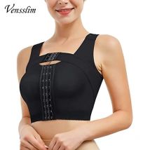 Vensslim Damen-BH nach Operationen, Vorderverschluss, Body Shaper, Push-Up-Korsett, Haltungskorrektur, Shapewear mit Bruststützband