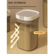 BPA-free UV-Resistant Milk Powder Jar Reusable Stackable Airtight Container Portable Food Grade Coffee Bean Can Outdoor