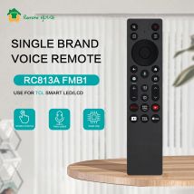 RC813A FMB1 Voice Remote Control Fit For TCL QLED 4K UHD Smart TV QM6K QM7K Series 85QM6K 98QM6K 55QM7K 65QM7K 75QM7K 85QM7K