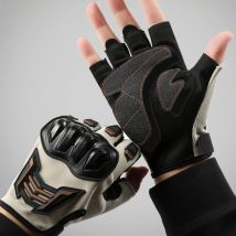 Halbfinger Herren Handschuhe Outdoor F Schutzhandschuhe Sport Verschleißfeste Motorrad Fahrradhandschuhe
