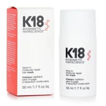 Maschera per Capelli K18 Leave-In per Riparazione Molecolare, Trattamento Profondo alla Cheratina, Ammorbidisce e Liscia i Capelli, Cura per Capelli Sani