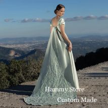 Saudi-Abendkleid 2025, Flügelärmel, glitzernde Perlenapplikation, A-Linie, Satin-Abschlussballkleider, maßgeschneidertes arabisches Partykleid für Tanz