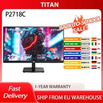 TITAN ARMY P2718C plano, relación de aspecto 16:9, IPS, frecuencia de actualización de 144Hz FHD, monitores de juego, 27 pulgadas, 350cd/m² (Typ),250cd/m² (Min)
