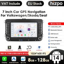 2 Din Android AutoRadio GPS per VW / Volkswagen Golf 5 6 Passat B7 B6 Skoda Seat Octavia Polo Tiguan Jetta AutoRadio WIFI USB SD