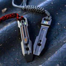 EDC Titanlegierung Messing Brecheisen Stemmeisen Werkzeuge Hand Outdoor Camping Ausrüstung EDC Multifunktionswerkzeuge Geschenkkollektion
