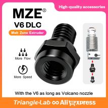 C Trianglelab MZE ™    DLC V6 Melt Zone Extruder Erhöhen Sie den Durchfluss für V6 Düse CHC Hotend CHC XL Rapido Hotend Voron 3D-Drucker