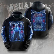 Vintage Megadeth Rock Band 3D-Druck Hoodies Männer Frauen Mode Hoodie Teenager Sweatshit Unisex Sweats Frauen Kleidung Übergroß