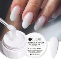 UR cukier mlecznobiałe jasny różowy kolor 15ml galaretki rozszerzenie żelowy lakier do paznokci Soak