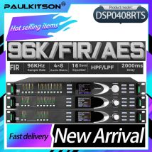 Paulkitson Professioneller digitaler Audioprozessor mit FIR AES Out Lautsprechermanagementsystem 2/3/4 Zoll 4/6/8 Ausgang 96K 32Bit DSP-Sound