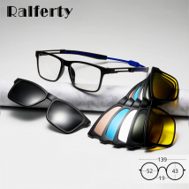 Ralferty Männer Brillen Rahmen Optische Magnet Clip Auf Sport Rezept Sonnenbrille Frauen Anti Blau Platz Hängenden Hals Brillen