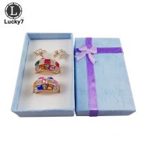 12pcs/Lot Jewelry Sets Display Box For Necklace Earrings Ring 5*8*2.5cm Packaging Shadow Box Jewelry Organizer