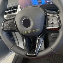 Per BMW X1 iX1 U11 X2 iX2 U10 2023 2024 2025 Interni in fibra di carbonio Volante Trim Accessori alla moda